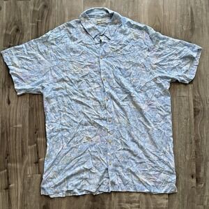 Kenny Flowers - Limited Edition - Blue Hawaiian Shirt - Made In Bali - Men's XXL